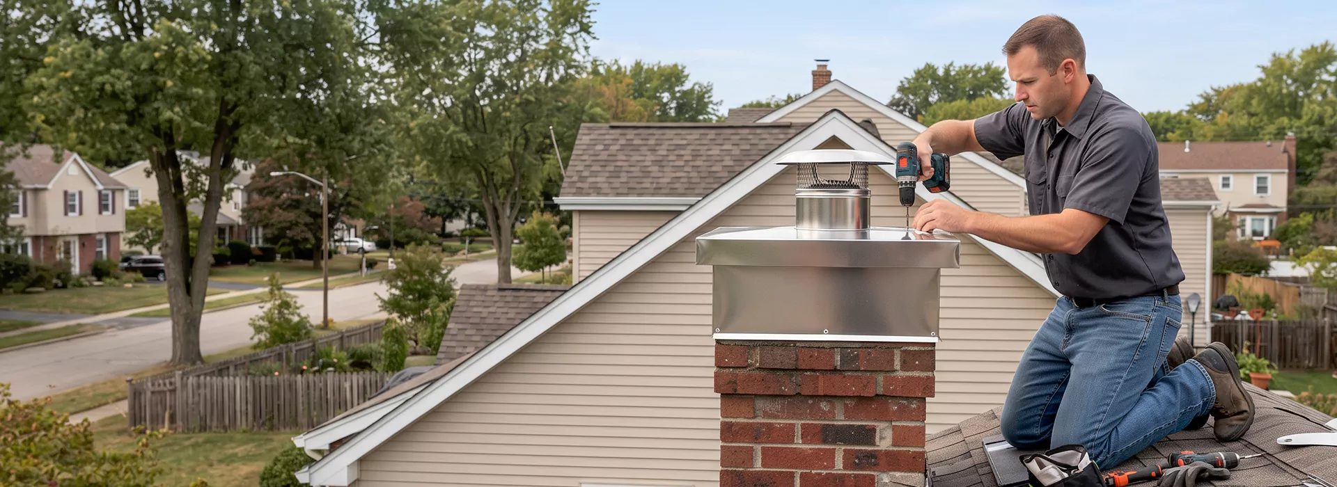Chimney Chase Cover Installation Old Bridge, NJ