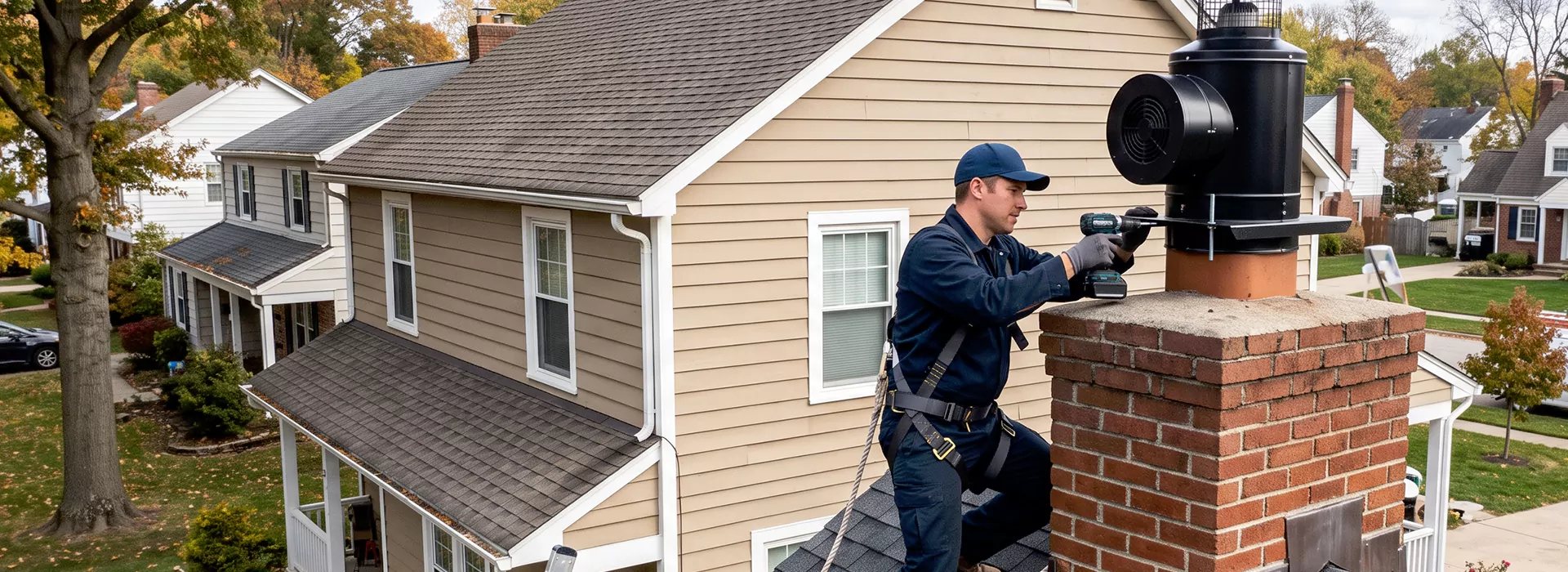 Chimney Fan Installation in Old Bridge, NJ