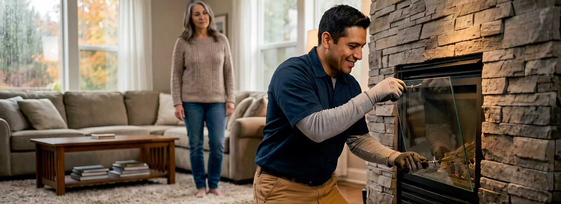 Fireplace Glass Replacement in Old Bridge, NJ