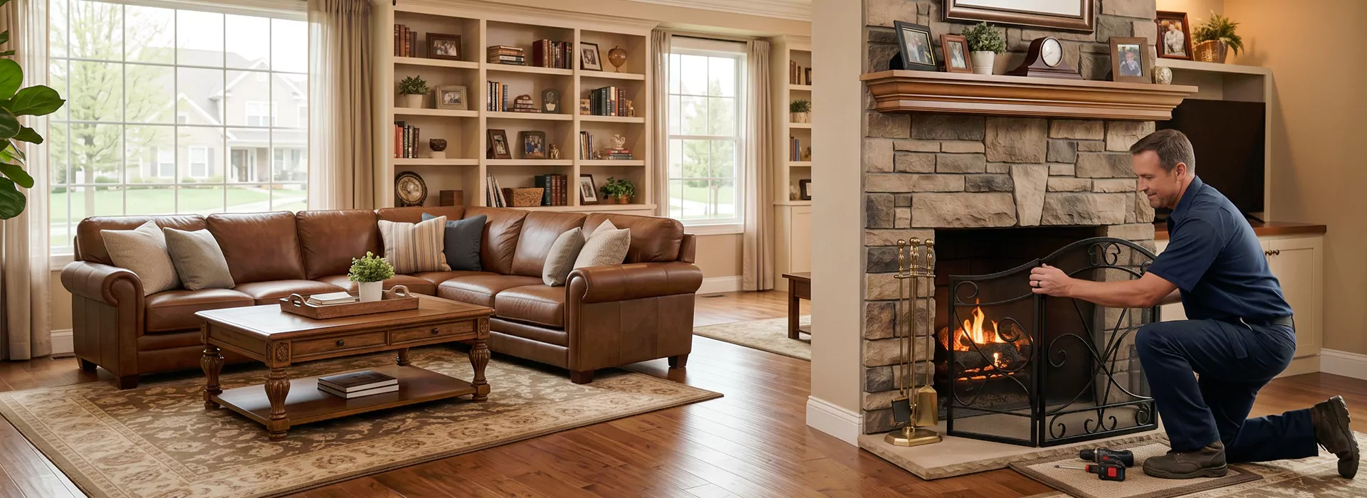 Fireplace Screen Installation Old Bridge, NJ
