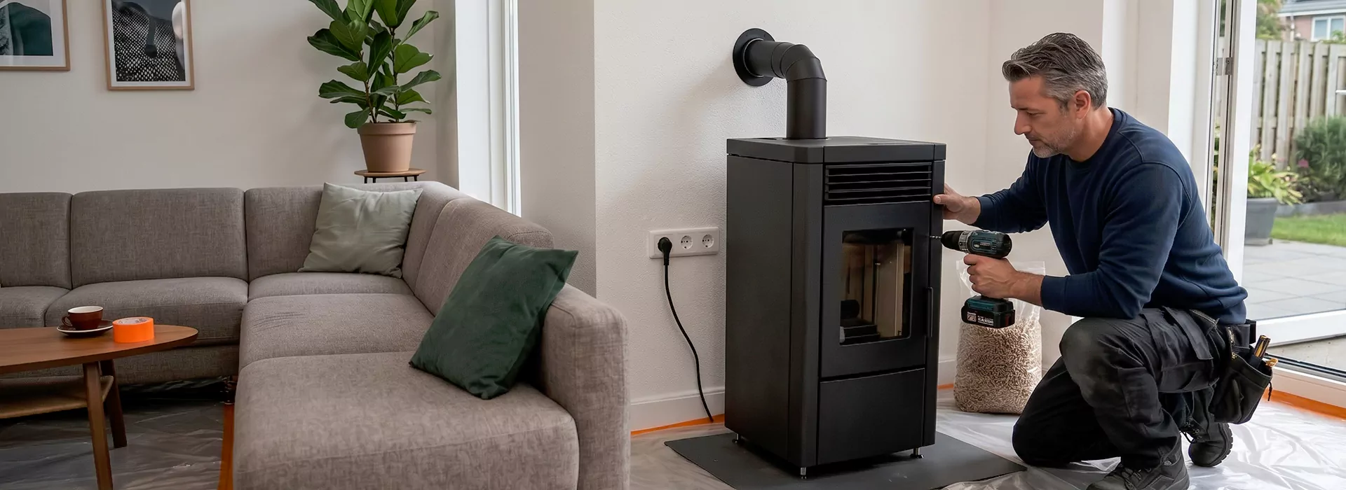 Pellet Stove Chimney Installation in Old Bridge, NJ