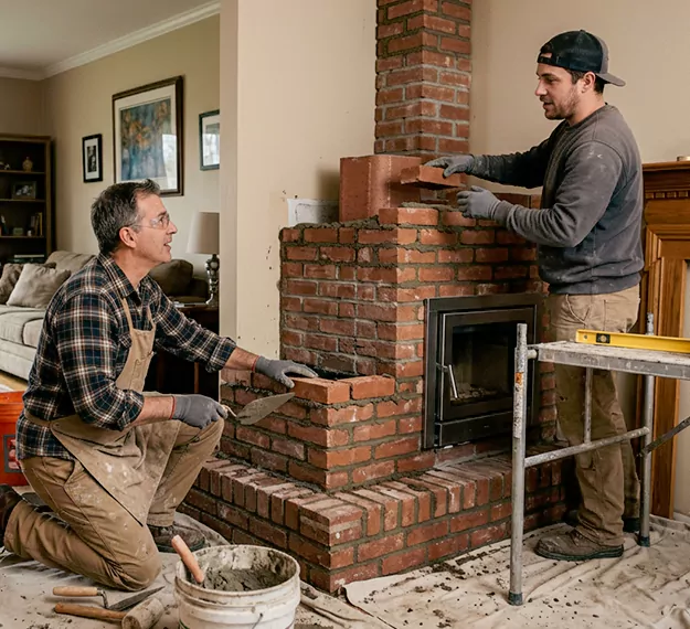 Certified Brick Fireplace Installation Company: Your Local Masonry Fireplace Contractors in Old Bridge, NJ