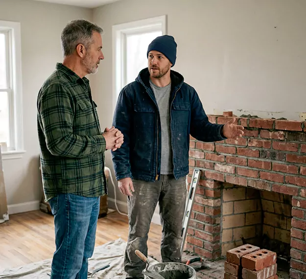 Why Old Bridge Homeowners Choose Our Brick Fireplace Installation Team?
