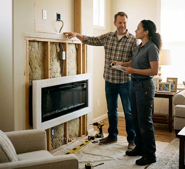 Why Old Bridge, NJ Homeowners Choose Our Electric Fireplace Installation Team?