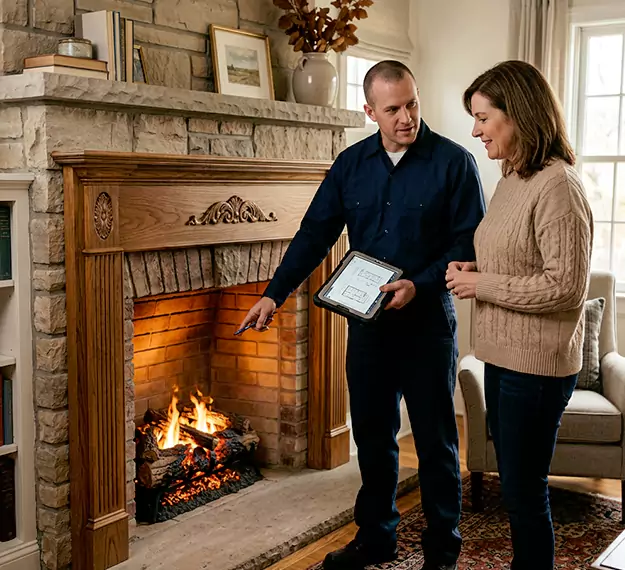 Why Old Bridge Homeowners Choose Our Electric Fireplace Logs Team?