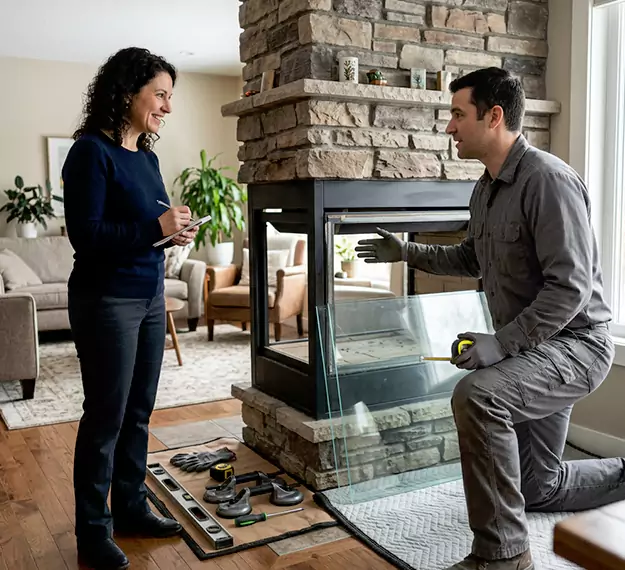 Certified Fireplace Glass Installation Company: Your Local Fireplace Glass Door Installer in Old Bridge, NJ