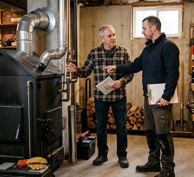 Why Old Bridge Homeowners Choose Our Wood Furnace Installation Team?