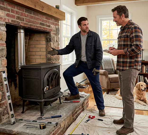 Why Old Bridge Homeowners Choose Our Wood Stove Installation Team?