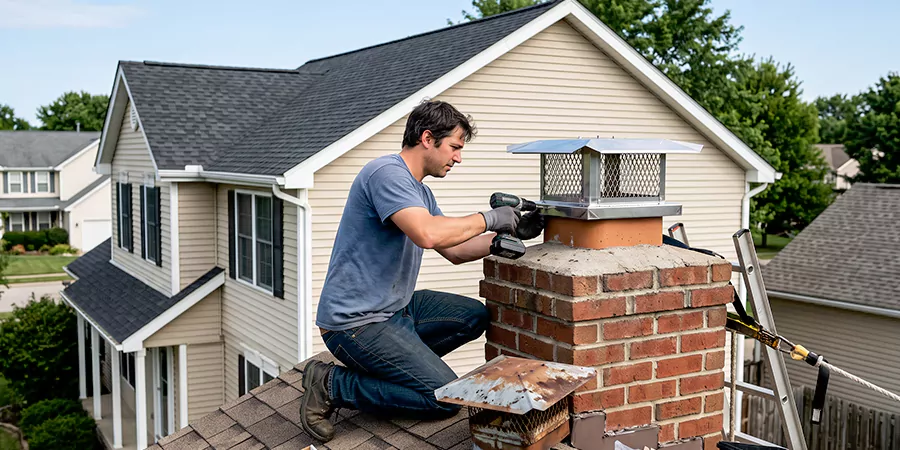 Metal Chimney Cover Replacement Old Bridge