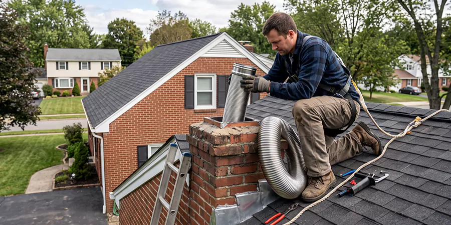 Chimney Sleeve Installation Old Bridge
