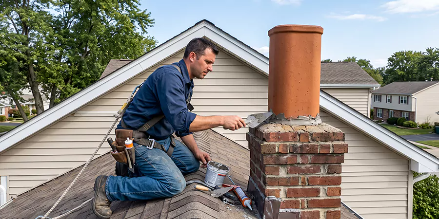 Chimney Pot Leak Repair Old Bridge