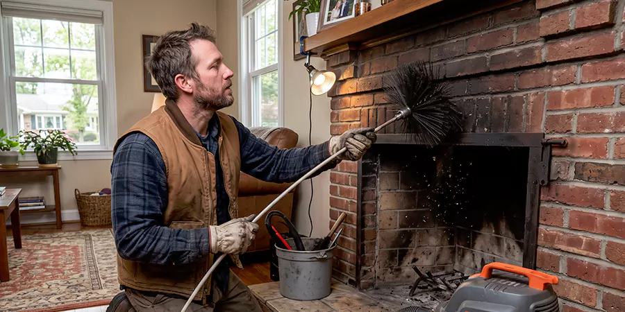 Fireplace Cleaning and Inspection Old Bridge