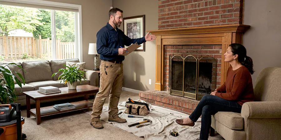 Fireplace and Chimney Removal Service Old Bridge